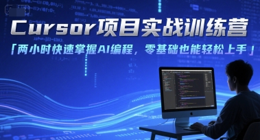 Cursor项目实战训练营，两小时快速掌握AI编程，零基础也能轻松上手-优优云网创